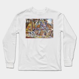 Walking the dog III Long Sleeve T-Shirt